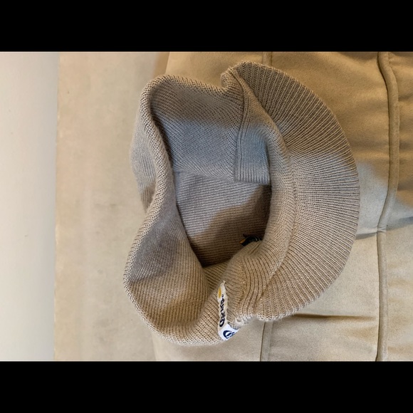 NWOT Corona knit hat with brim, tan one sized - Picture 4 of 4